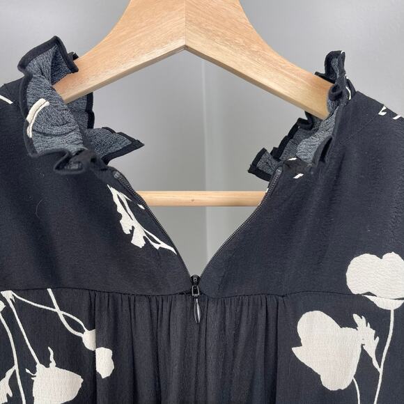 BA&sh Penny Viscose Floral Printed Belted Romper - Picture 11 of 12